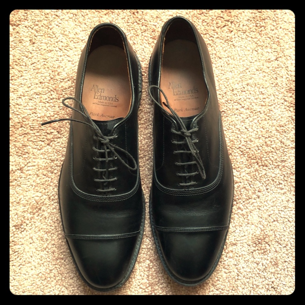 Allen Edmonds Park Avenue Black 9D
